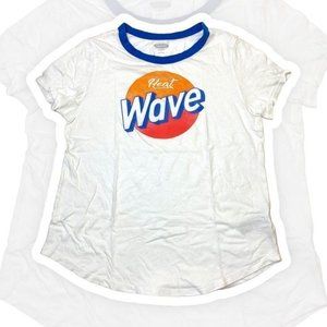 Old Navy Everywear Womens White Graphic Tee- size small